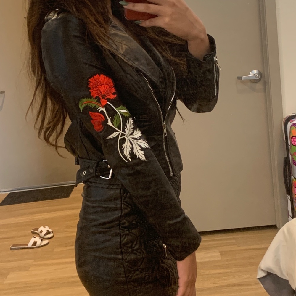 Leather jacket